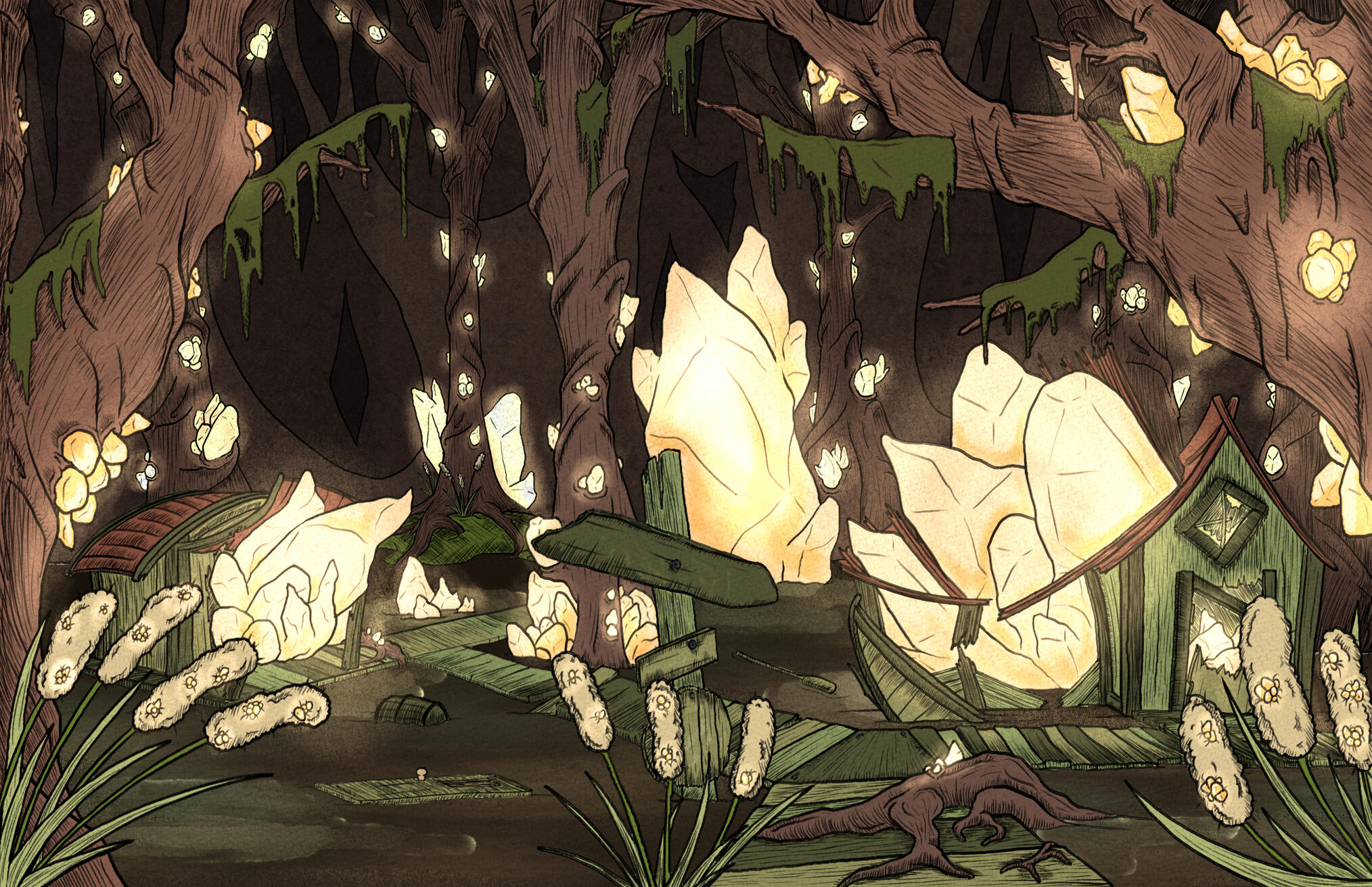 Glittering Swamp Environment